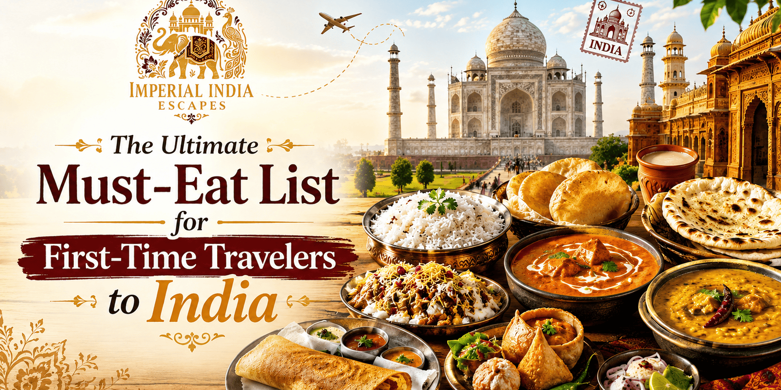 The Ultimate Must-Eat List for First-Time Travelers to India