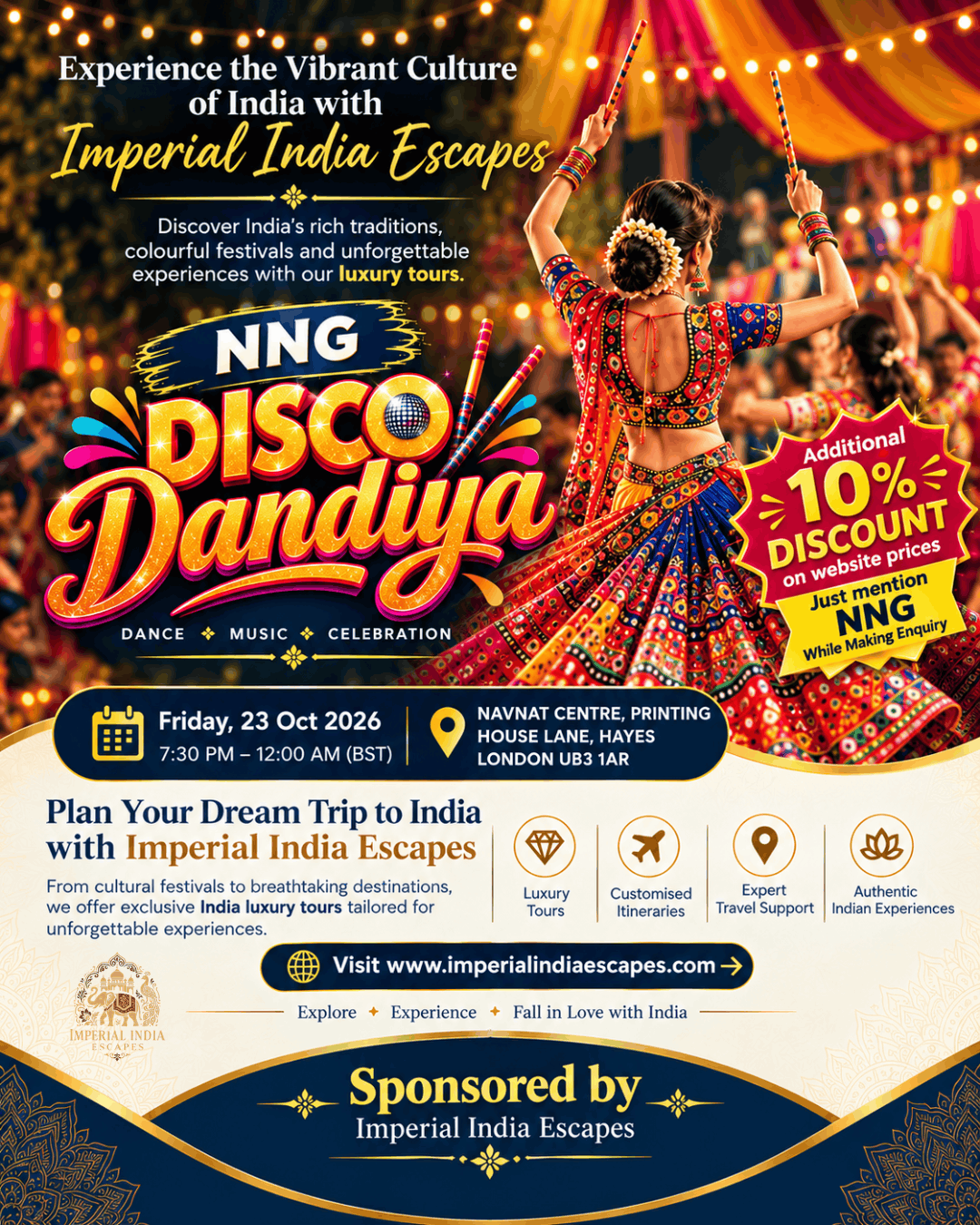 NNG Disco Dandiya offer: additional 10% off