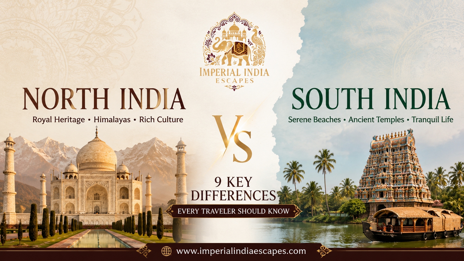 North India vs South India Travel