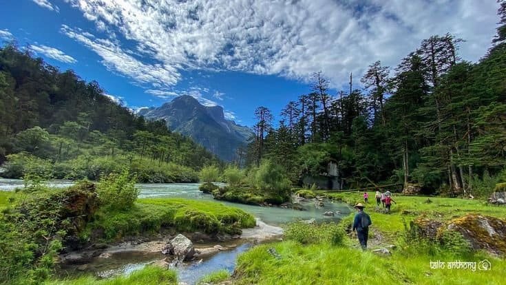 Scenic view of Anini and Upper Dibang Valley