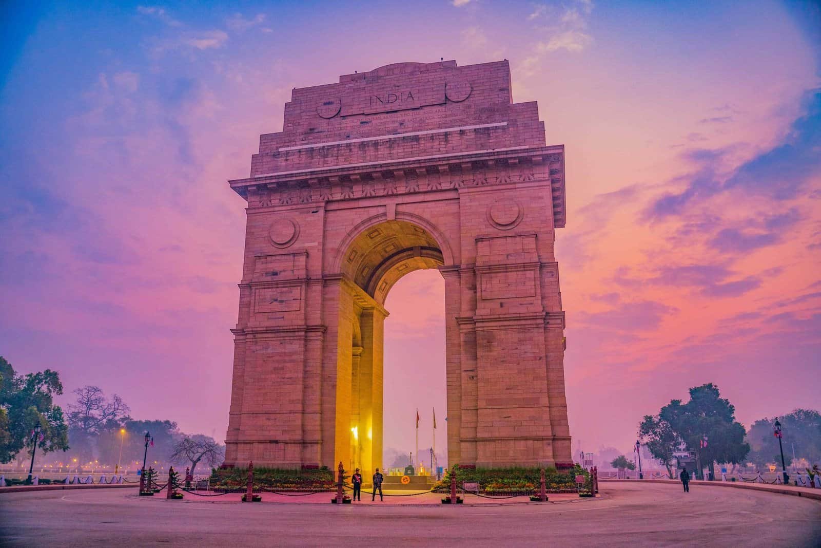 India Gate in Delhi during the luxury Golden Triangle tour