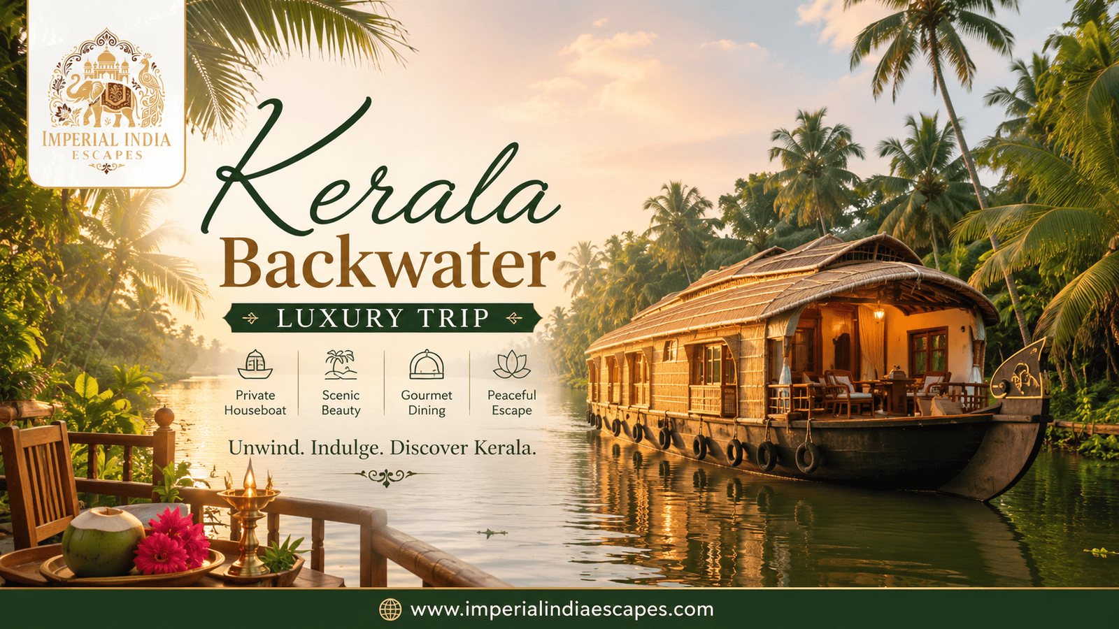 Kerala Backwater Luxury Trip